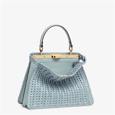 fendi tasche hellblau|Peekaboo Soft Medium .